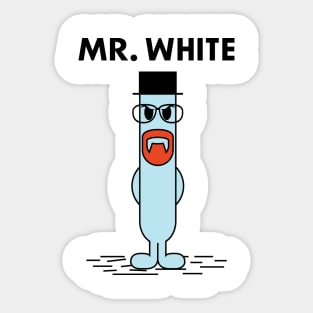 Mr. White Sticker